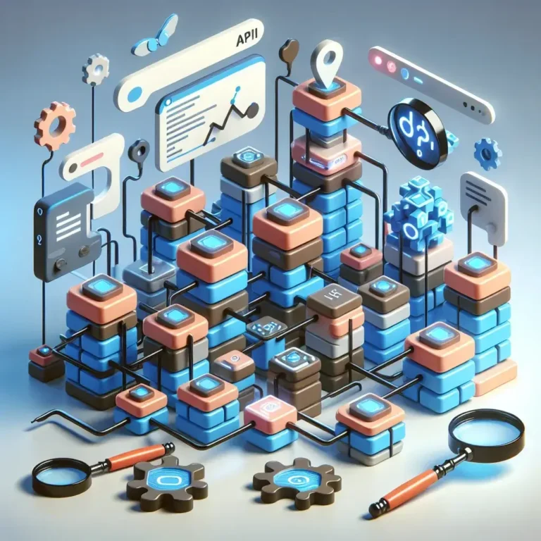 "Diagram showcasing effective solutions for detecting and resolving intermittent API failures, highlighted in the article 'Soluciones Efectivas para Detectar y Resolver Fallos Intermitentes en APIs'."