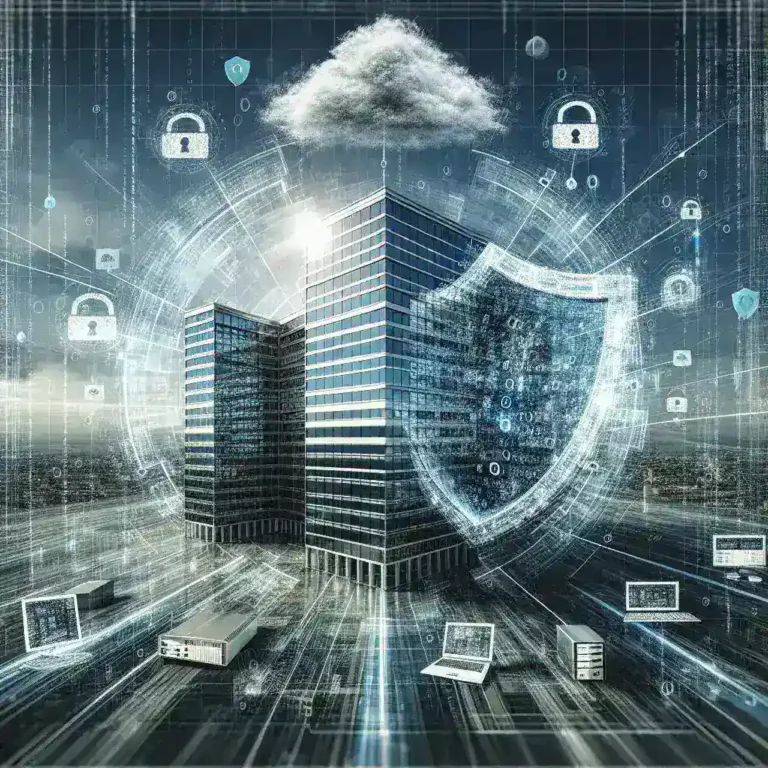 "Infografía sobre plataformas de seguridad para endpoints corporativos, destacando características clave y comparativas de protección empresarial."