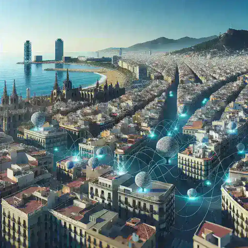 "Barcelona launches innovative sensor network for real-time noise pollution detection, showcasing urban technology and environmental awareness."