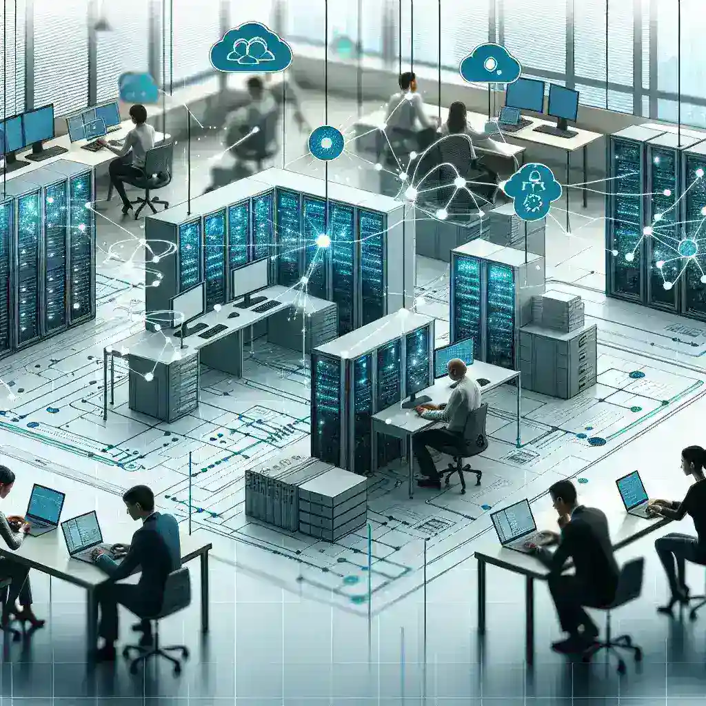 "Infografía sobre soluciones de gestión distribuida de configuración para empresas modernas, destacando herramientas y estrategias efectivas para optimizar la administración del software."
