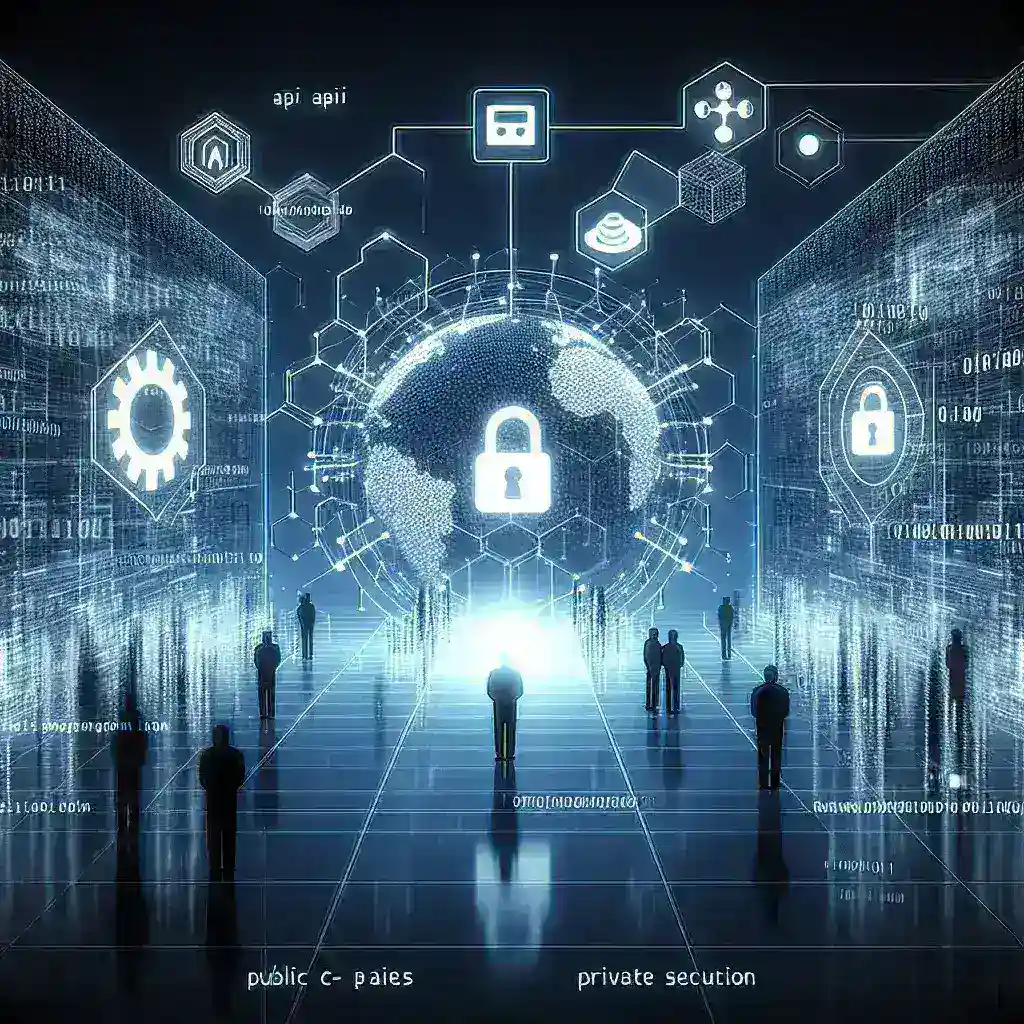 "Diagrama ilustrativo de técnicas avanzadas para la protección de API públicas y privadas, destacando estrategias de seguridad clave en la Guía Completa 2024 sobre soluciones de protección de API."