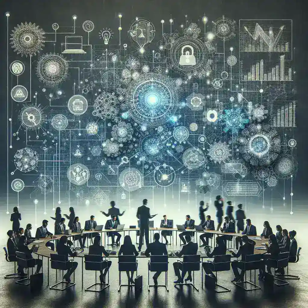 "Gráfico que ilustra estrategias de gobernanza eficaz de APIs internas en organizaciones modernas, destacando mejores prácticas y beneficios clave"