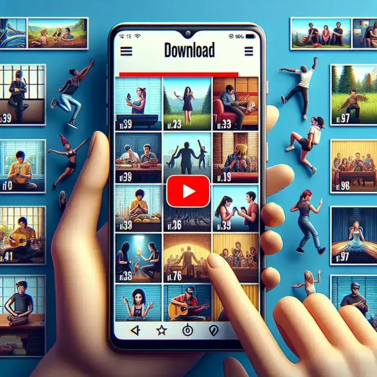 Alt text: "Usuaria utilizando un descargador de videos de TikTok en su computadora para guardar contenido favorito, ilustrando la guía completa sobre cómo descargar videos de TikTok."